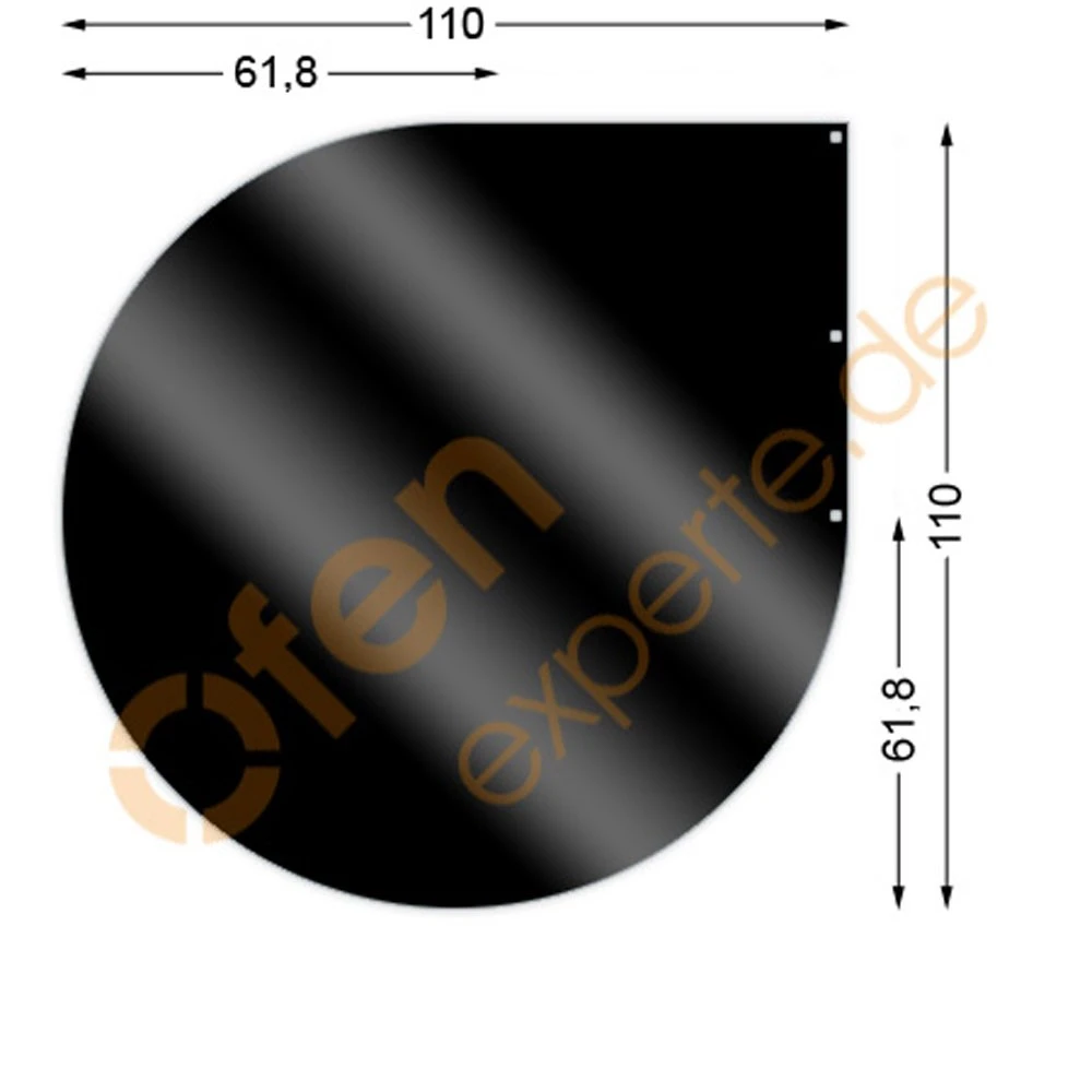 Bodenplatte, Tropfen 110 X 110 Cm, Mattschwarz, Gussgrau Zweiseitig Emailliert 1 Bodenplatte, Tropfen 110 X 110 Cm, Mattschwarz, Gussgrau Zweiseitig Emailliert