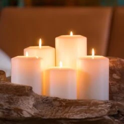 FARLUCE Classic Dauerkerze, Durchmesser 8 Cm -Lotus Fireplace Shop Farluce Classic Indoor 1000 002 1280x1280