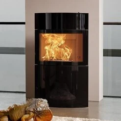 Kaminofen AUSTROFLAMM Fynn Xtra 2.0, Raumluftunabhängig (6 KW) -Lotus Fireplace Shop austroflamm fynn glas 500px 1280x1280