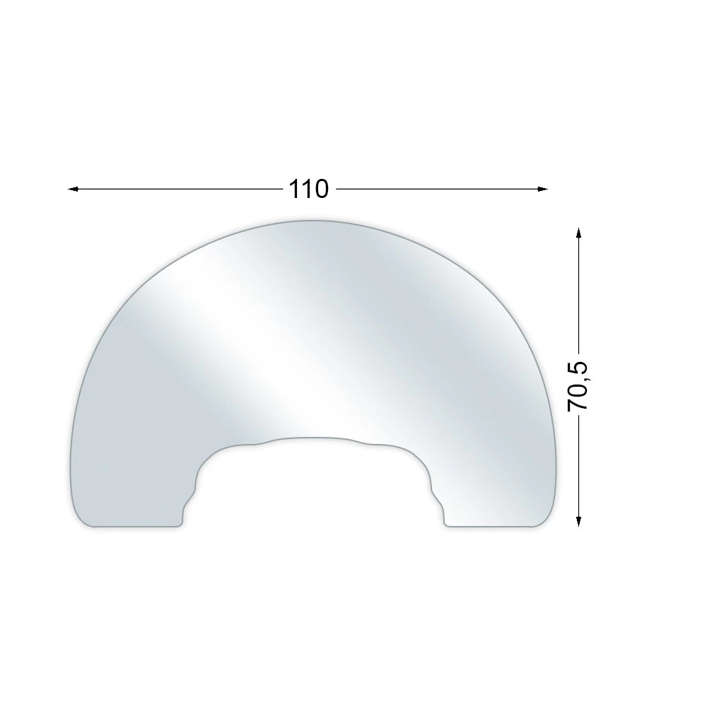 AUSTROFLAMM Glasbodenplatte Für Kaminofen Clou Xtra 1 AUSTROFLAMM Glasbodenplatte Für Kaminofen Clou Xtra