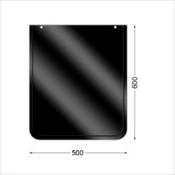 Ofenblech, 600 X 500 Mm, Schwarz Emailliert, 3-seitig Gesickt
