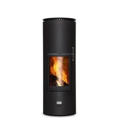 Kaminofen CERA Design Rondotherm (7,6 KW) -Lotus Fireplace Shop cera rondotherm schwarz 500px 1280x1280