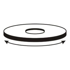 CERA Design Drehteller Inkl, Drehbarem Stutzen