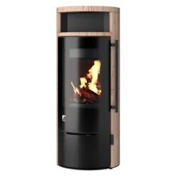 Kaminofen DROOFF APRICA 2 Plus Trend, 6 KW -Lotus Fireplace Shop drooff aprica 2 plus trend sandstone holzfach 1000 1280x1280