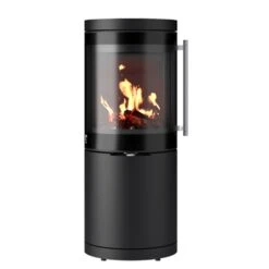 Kaminofen DROOFF BRUNELLO S, 7,5 KW -Lotus Fireplace Shop drooff brunello s schwarz02 1000 1280x1280