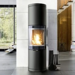 Kaminofen DROOFF BRUNELLO L (7,5 KW) 9 Kaminofen DROOFF BRUNELLO L (7,5 KW) -Lotus Fireplace Shop drooff brunello stahl millieu 1280x1280