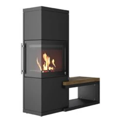 Kaminofen DROOFF LIVERA PANORAMA L, 8 KW -Lotus Fireplace Shop drooff livera panorama l anschlag bank rechts 1000 1280x1280