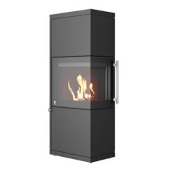 Kaminofen DROOFF LIVERA PANORAMA L, 8 KW -Lotus Fireplace Shop drooff livera panorama l anschlag links 1000 1280x1280