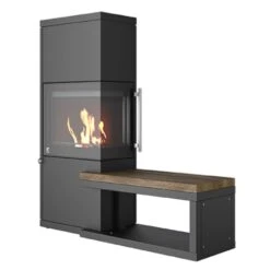 Kaminofen DROOFF LIVERA PANORAMA L, 8 KW -Lotus Fireplace Shop drooff livera panorama l anschlag links bank rechts 1000 1280x1280