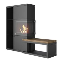 Kaminofen DROOFF LIVERA PANORAMA L, 8 KW -Lotus Fireplace Shop drooff livera panorama l regal bank rechts 1000 1280x1280