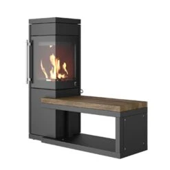 Kaminofen DROOFF LIVERA 2 M, 6 KW -Lotus Fireplace Shop drooff livera2 m bank rechts 1000 1280x1280