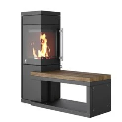 Kaminofen DROOFF LIVERA 2 M, 6 KW -Lotus Fireplace Shop drooff livera2 m bank rechts02 1000 1280x1280