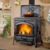 La Nordica Emaillierter Gusseisenofen Isotta Con Cerchi Evo (11,9 KW)