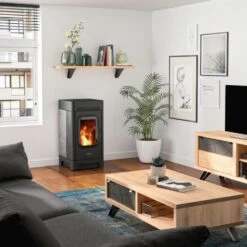 Pelletofen JUSTUS Canis (6,0 KW) -Lotus Fireplace Shop justus canis amb02 1000 1280x1280