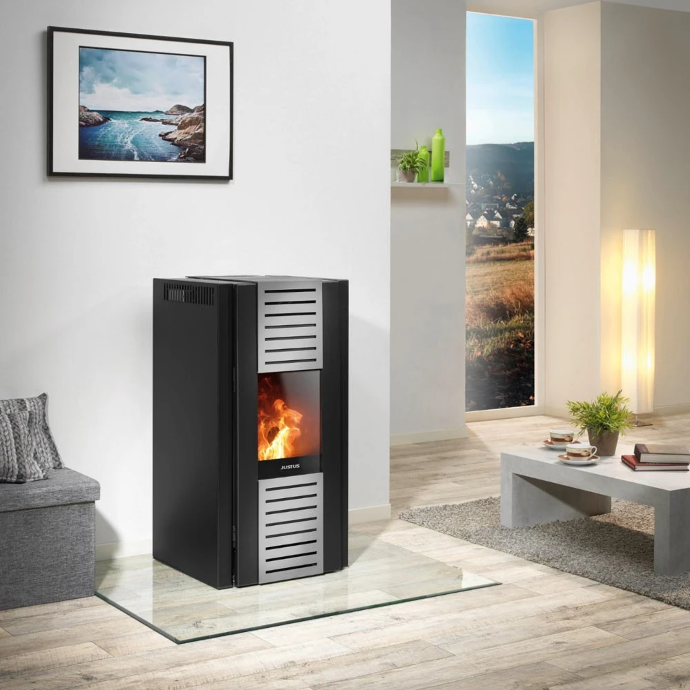 Pelletofen JUSTUS Sirkos Aqua (9,0 KW) 2 Pelletofen JUSTUS Sirkos Aqua (9,0 KW) – Bild 2