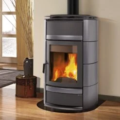 La Nordica Kaminofen Norma S Idro DSA Wasserführend (19,5 KW) -Lotus Fireplace Shop kaminofen lanordica normas idro DSA titan2 1280x1280