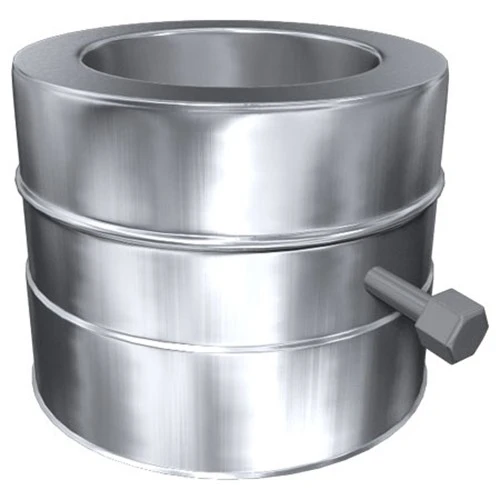 Schornstein-Bausatz, Edelstahl, Doppelwandig, 8,60 Meter Auf Standfuß 3 Schornstein-Bausatz, Edelstahl, Doppelwandig, 8,60 Meter Auf Standfuß – Bild 3