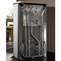 Kaminofen Koppe Caron Aqua, Wasserführend (10,5 KW / 8 KW) 10 Kaminofen Koppe Caron Aqua, Wasserführend (10,5 KW / 8 KW) -Lotus Fireplace Shop koppe caron aqua ansicht hinten offen 1280x1280