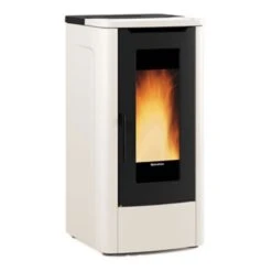 LaNordica Extraflame Pelletofen Teorema Plus (12,0 KW) -Lotus Fireplace Shop lanordica teorema elfenbein 1000 1280x1280