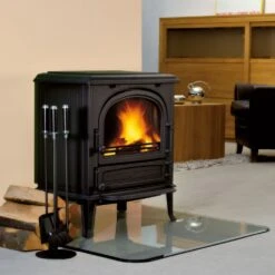 Guss-Kaminofen Leda Antigua , Matt Schwarz Lackiert 5 Guss-Kaminofen Leda Antigua , Matt Schwarz Lackiert -Lotus Fireplace Shop leda antigua amb 1000 1280x1280