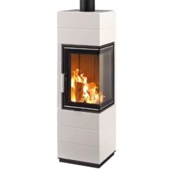 Guss-Kaminofen Leda Corna ES Ecksicht -Lotus Fireplace Shop leda corna es weiss 1000 1280x1280