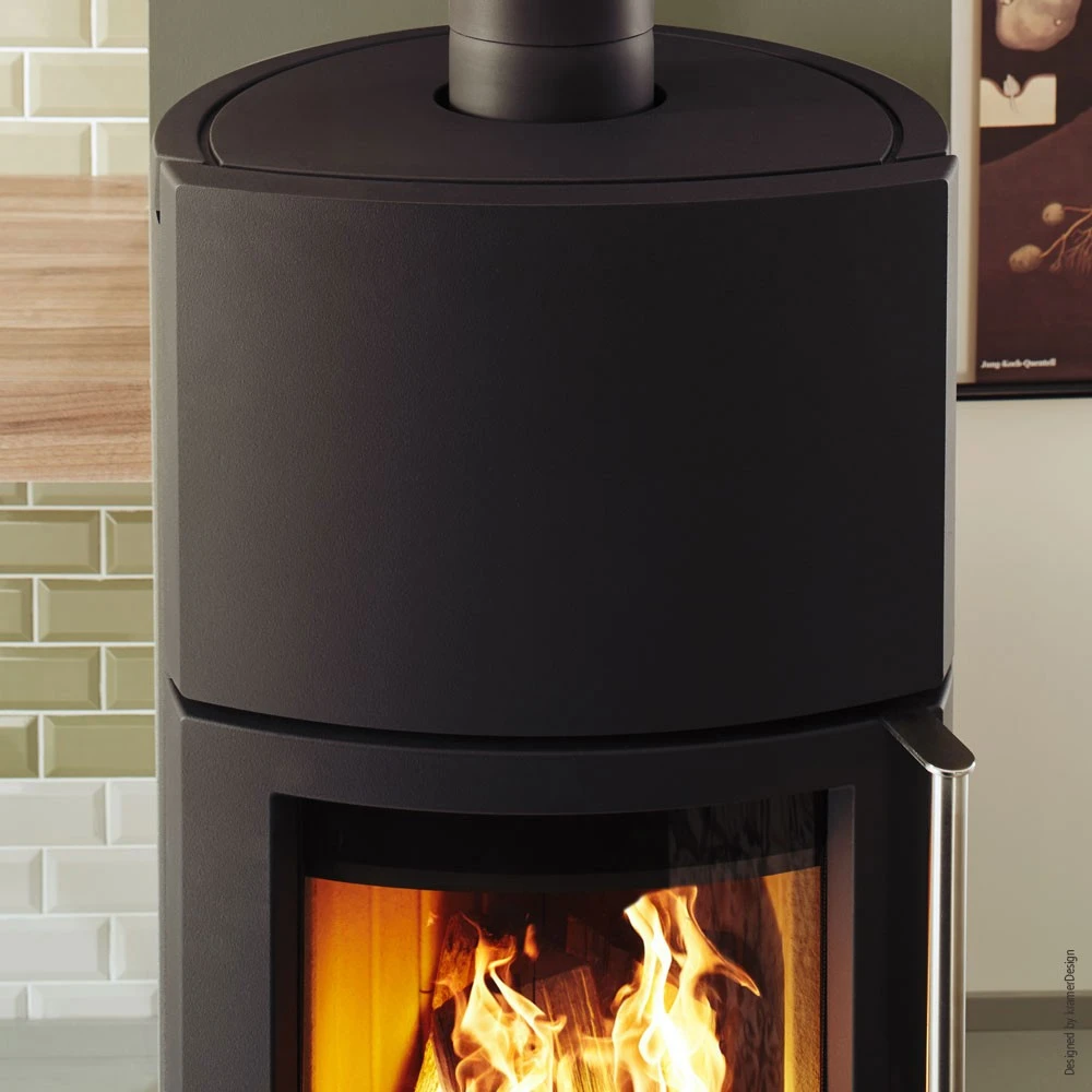 Guss-Kaminofen Leda Delta Plus (6 KW) Mit Speichereinlage 2 Guss-Kaminofen Leda Delta Plus (6 KW) Mit Speichereinlage – Bild 2