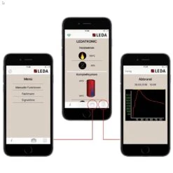 Ledatronic LT3 WiFi Elektronische Verbrennungsluftregelung Für Heizeinsatz Diamant , Juwel H1