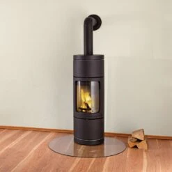 Wasserführender Guss-Kaminofen Leda Novia W (8 KW)