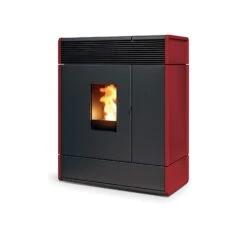 Pelletofen MCZ Aki Hydromatic 24 M1 (23,9 KW) -Lotus Fireplace Shop mcz aki keramik bordeaux 1000 1280x1280
