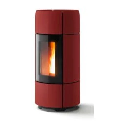 Pelletofen MCZ Curve Comfort Air Maestro (8 KW) -Lotus Fireplace Shop mcz curve bordeaux 1000 1280x1280