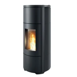 Pelletofen MCZ Flow Comfort Air 10 M1 (10 Kw) -Lotus Fireplace Shop mcz flow plain black 1000 1280x1280