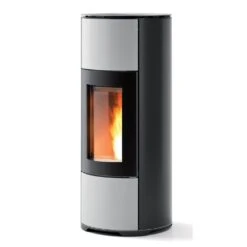Pelletofen MCZ HALO UP! Air Maestro (8 KW) -Lotus Fireplace Shop mcz halo aluminium 1280x1280