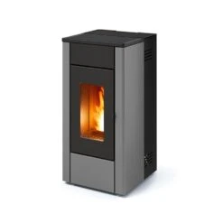 Pelletofen MCZ May Air 7 S1 (7 Kw) -Lotus Fireplace Shop mcz may metall silber 1000 1280x1280