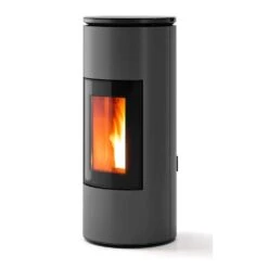 Pelletofen MCZ Mood Comfort Air Maestro (8 KW) -Lotus Fireplace Shop mcz mood grau 1000 1280x1280