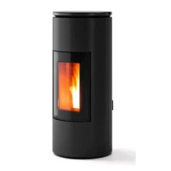 Pelletofen MCZ Mood Comfort Air Maestro (8 KW) -Lotus Fireplace Shop mcz mood schwarz 1000 1280x1280