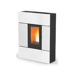 Pelletofen MCZ RAY Comfort Air 8 UP! M1 (7,8 KW) -Lotus Fireplace Shop mcz ray keramik white1000 1280x1280