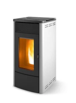 Pelletofen MCZ TECLA Air 6 M1+ -Lotus Fireplace Shop mcz tecla white 1000 1280x1280