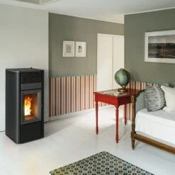 Pelletofen MCZ TEIA Comfort Air 10 S (12 Kw) -Lotus Fireplace Shop mcz teia amb02 1000 1280x1280