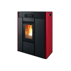 Pelletofen MCZ Thea Hydro 16 S1 (16,2 KW) 11 Pelletofen MCZ Thea Hydro 16 S1 (16,2 KW) -Lotus Fireplace Shop mcz thea metall bordeaux 1000 1280x1280