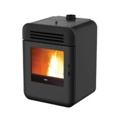 Pelletofen MCZ Thema Air (8 KW) -Lotus Fireplace Shop mcz thema schwarz 1000 1280x1280