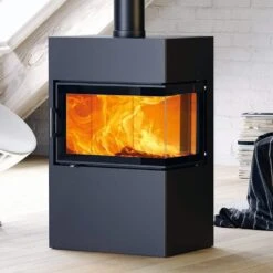 Kaminofen Austroflamm Dexter 2.0 / Dexter S3, Raumluftunabhängig (6 KW) -Lotus Fireplace Shop ofenexperte austroflamm dexter 20 rechts freistehend 1000 1280x1280