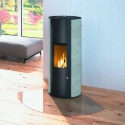 Pelletofen Olsberg Inara, Raumluftunabhängig (6 KW) -Lotus Fireplace Shop olsberg inara serpentinstein 1000 1280x1280