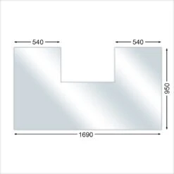 Olsberg Saison-Funkenschutzplatte Für Osorno (8 KW)