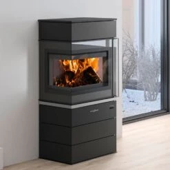 Eckkaminofen ORANIER O-Bloks (7 KW) Optional Mit Speicherstein