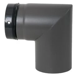 Ofenrohr-Bogen Für Pelletofen, Geschweißt, 90°, ø 100 Mm, Ohne Reinigungsdeckel -Lotus Fireplace Shop pellet bogen 2teilig g 1280x1280