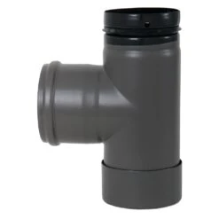 Kapselknie, Zylindrisch, Eingezogen, ø 100 Mm, Steckrichtung Zum Schornstein -Lotus Fireplace Shop pellet kapselknie schornstein g 1280x1280