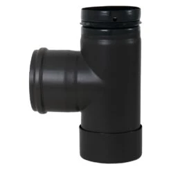 Kapselknie, Zylindrisch, Eingezogen, ø 80 Mm, Steckrichtung Zum Schornstein