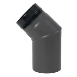 Ofenrohr, Bogen Für Pelletofen, Geschweißt, 45°, ø 80 Mm, Ohne Reinigungsdeckel -Lotus Fireplace Shop pellet bogen 45 g 1280x1280