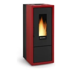 LaNordica Extraflame Pelletofen Ella Raumluftunabhängig (8,0 KW) -Lotus Fireplace Shop pelletofen lanordica ella bordeaux 1280x1280