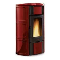 La Nordica Extraflame Wasserführender Pelletofen Iside Idro 2.0 (19 KW) -Lotus Fireplace Shop pelletofen lanordica iside idro bordeaux 1280x1280